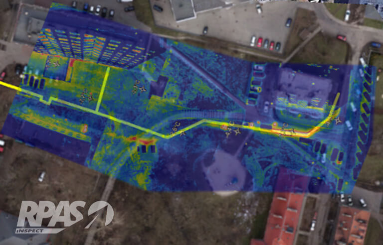 RPAS Inspect - Ortofotomapa termowizyjna inspekcje sieci ciepłowniczych dronem - RPAS HUB