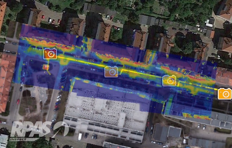 RPAS Inspect - Ortofotomapa termowizyjna inspekcje sieci ciepłowniczych z drona - RPAS HUB