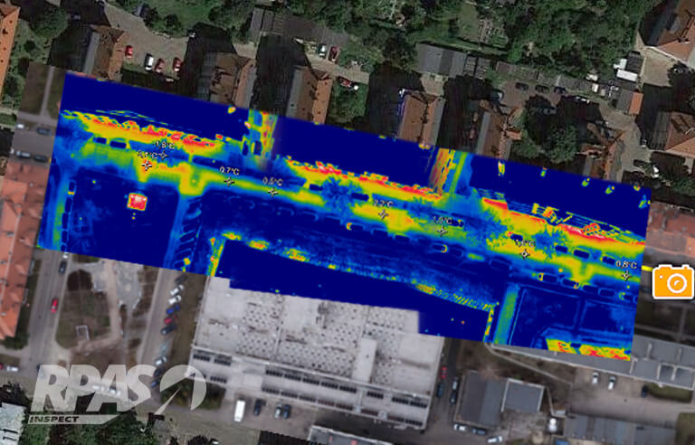 RPAS Inspect - Ortofotomapa termowizyjna inspekcje sieci ciepłowniczych z drona - RPAS HUB