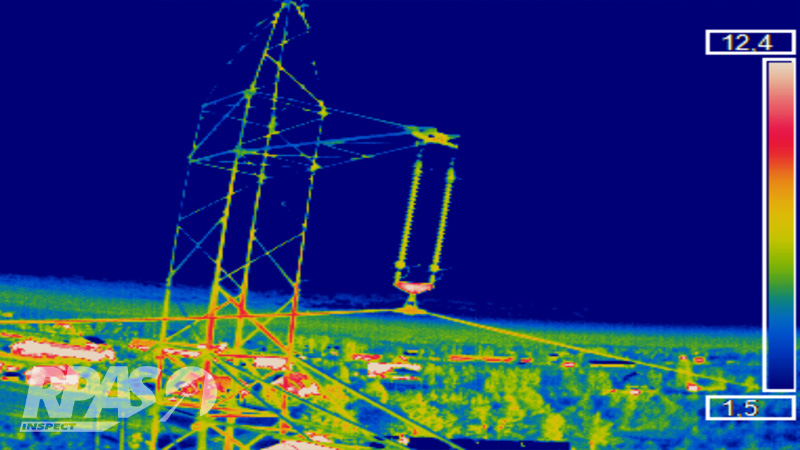 Inspekcja termowizyjna sieci energetycznej wraz z izolatorami - RPAS HUB - RPASinspect